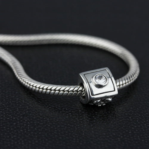 OHM Beads Cancer (Retired) (AAO006)  sterling-silver Bead The Alternative Bead