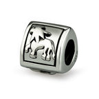 OHM Beads Leo (Retired) (AAO007)  sterling-silver Bead The Alternative Bead