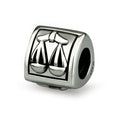 OHM Beads Libra (Retired) (AAO009)  sterling-silver Bead The Alternative Bead