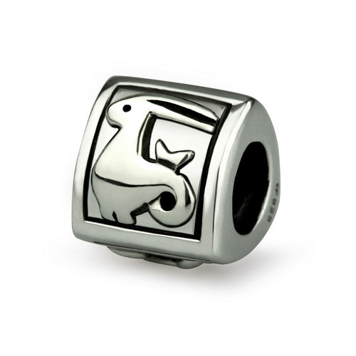 OHM Beads Capricorn (Retired) (AAO012)  sterling-silver Bead The Alternative Bead