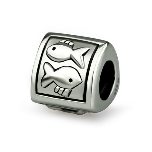 OHM Beads Pisces (Retired) (AAO002)  sterling-silver Bead The Alternative Bead