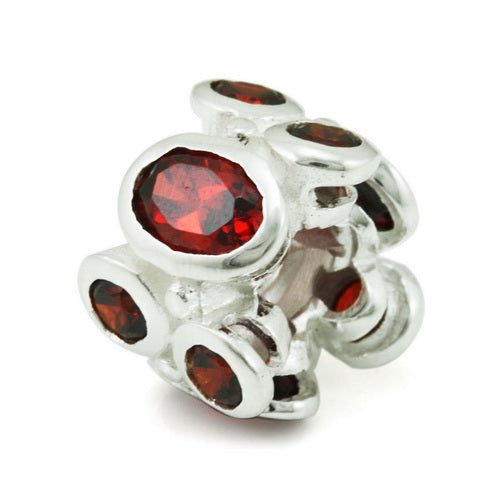 OHM Beads Jan. Shimmering (Retired) (WHJ03801)  sterling-silver Bead The Alternative Bead