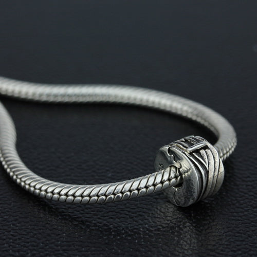 OHM Beads Wood-ness  sterling-silver Bead The Alternative Bead