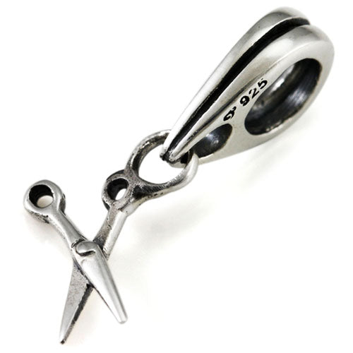 OHM Beads Scissors (Retired) (WHQ031)  sterling-silver Bead The Alternative Bead