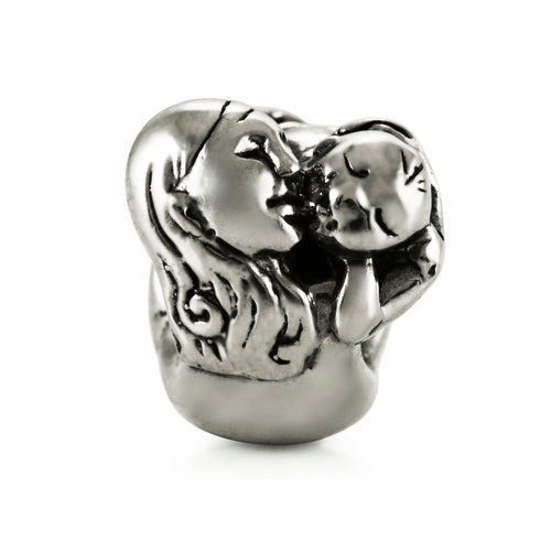 OHM Beads Mother Embraces Child (Retired) (WHR015)  sterling-silver Bead The Alternative Bead