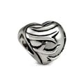 OHM Beads Heart & Thorns (Retired) (WHR017)  sterling-silver Bead The Alternative Bead