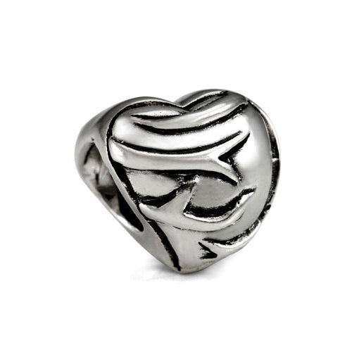 OHM Beads Heart & Thorns (Retired) (WHR017)  sterling-silver Bead The Alternative Bead