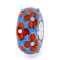 Elfbeads Warm Night Fieldstone red; blue glass Bead by The Alternative Bead. Your official Elfbeads Retailer from Germany