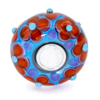 Elfbeads Warm Night Fieldstone red; blue glass Bead by The Alternative Bead. Your official Elfbeads Retailer from Germany