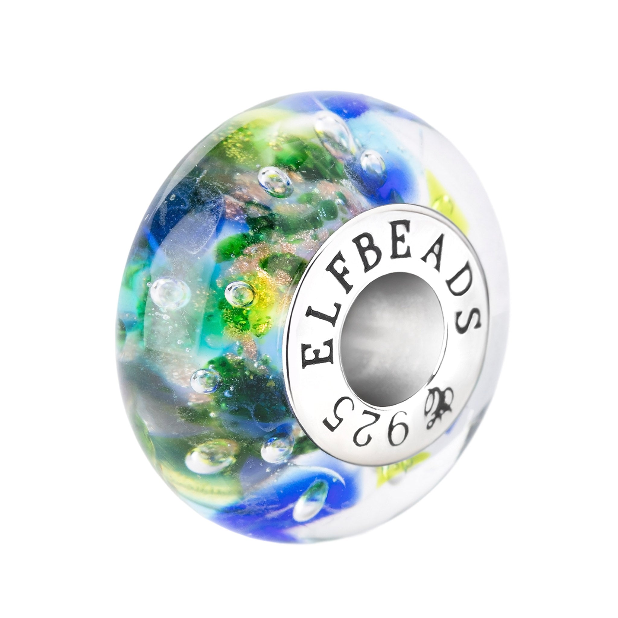 Elfbeads Water Garden blue; green glass Bead by The Alternative Bead. Your official Elfbeads Retailer from Germany