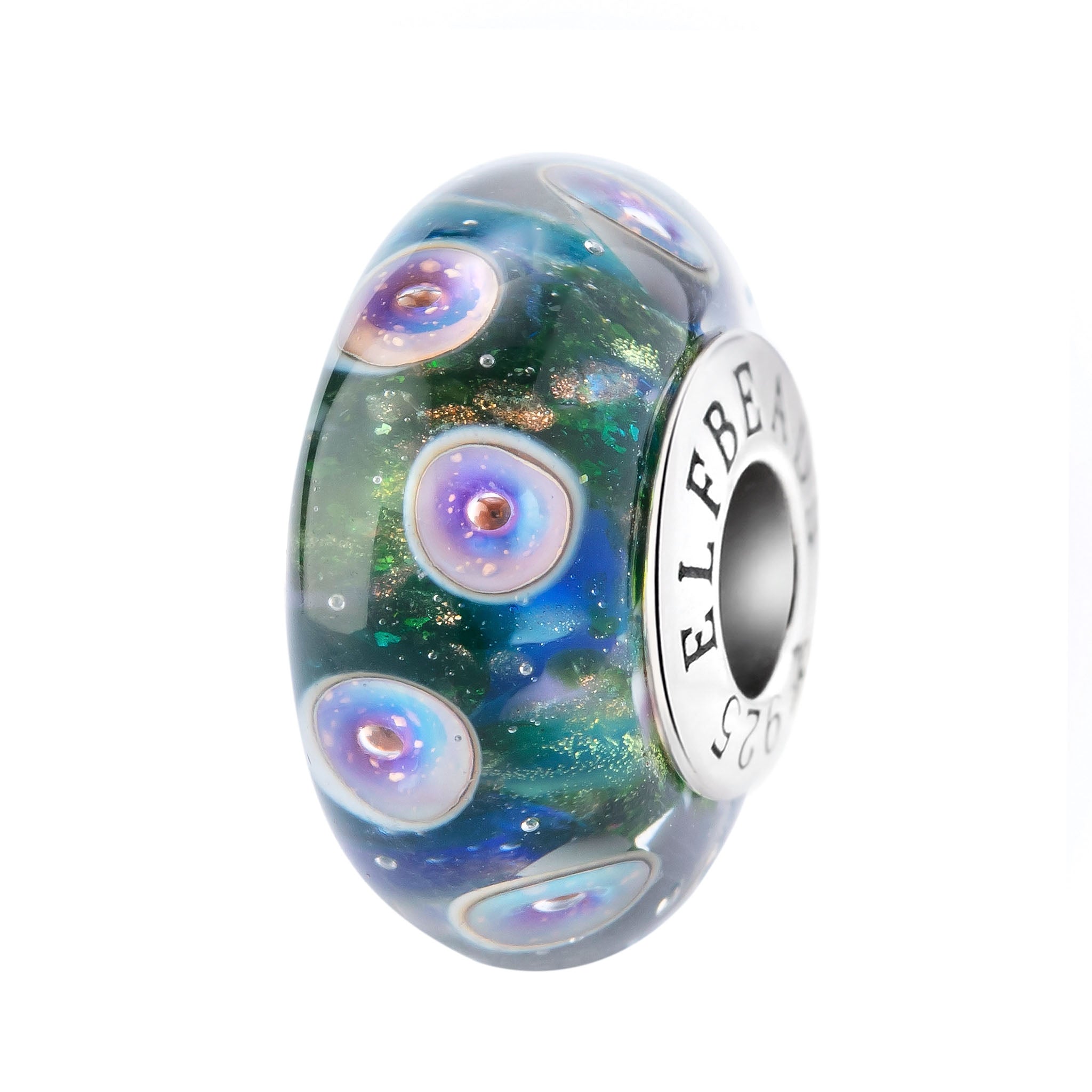 Elfbeads Water Garden Universe blue; green glass Bead by The Alternative Bead. Your official Elfbeads Retailer from Germany