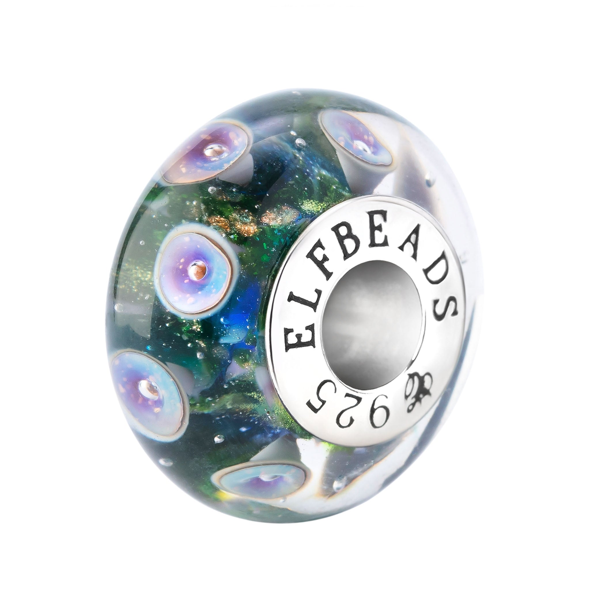 Elfbeads Water Garden Universe blue; green glass Bead by The Alternative Bead. Your official Elfbeads Retailer from Germany