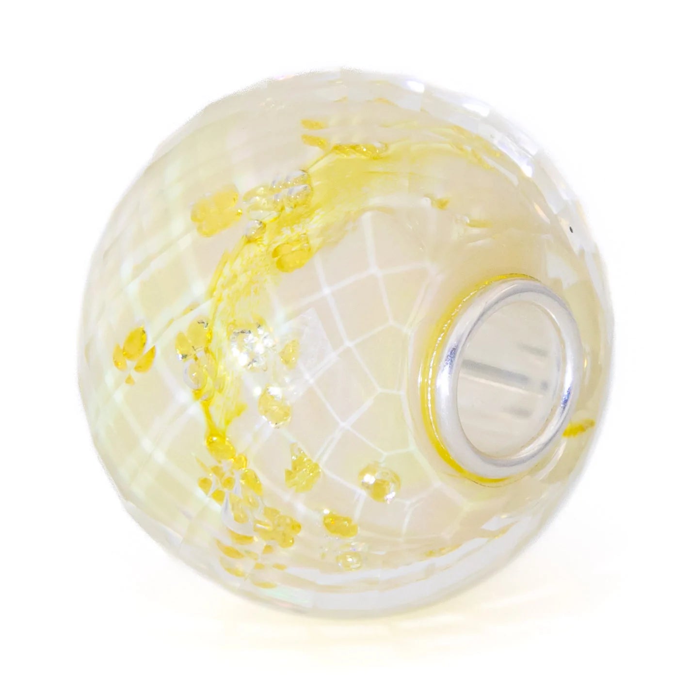 Elfbeads White Dwarf Galaxy World Fractal  glass Bead by The Alternative Bead. Your official Elfbeads Retailer from Germany