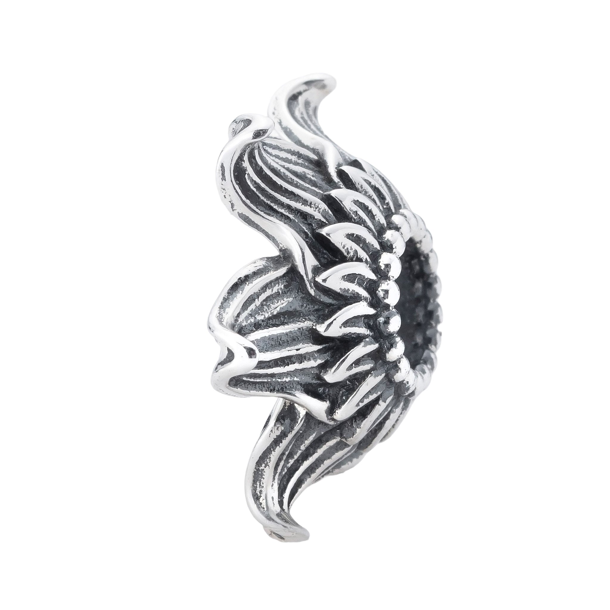 Elfbeads White Lily Cap silver sterling-silver Spacer by The Alternative Bead. Your official Elfbeads Retailer from Germany