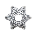 Elfbeads White Lily Cap silver sterling-silver Spacer by The Alternative Bead. Your official Elfbeads Retailer from Germany