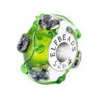 Elfbeads Wicked Forest Butterfly green glass Bead by The Alternative Bead. Your official Elfbeads Retailer from Germany