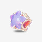 Praan Wishing Star Crystal Charm purple rose-gold Bead by The Alternative Bead. Your official Praan Retailer from Germany