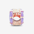 Praan Wishing Star Crystal Charm purple rose-gold Bead by The Alternative Bead. Your official Praan Retailer from Germany