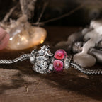 Elfbeads Witch Magic Lotus - Magenta Fractal  glass Bead by The Alternative Bead. Your official Elfbeads Retailer from Germany