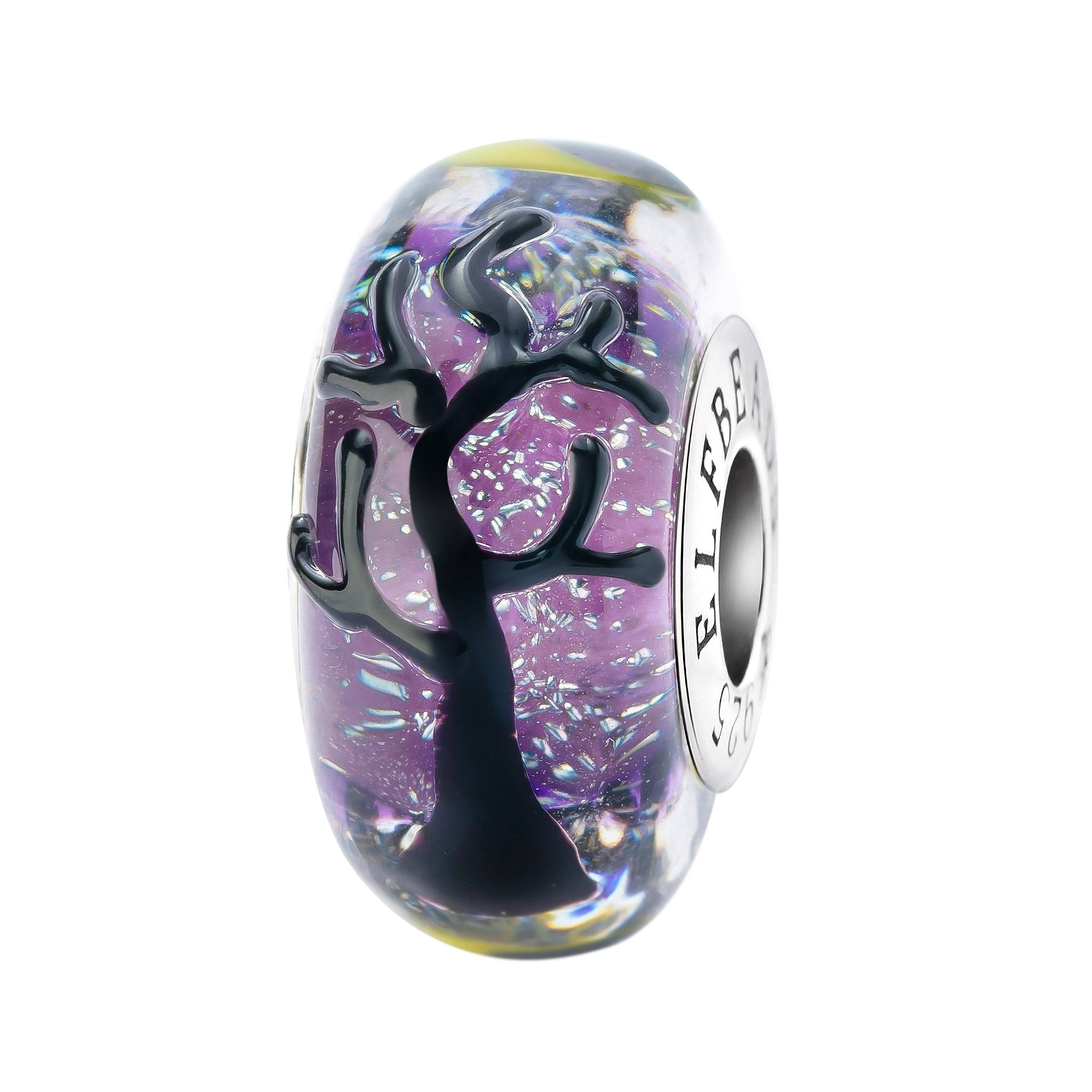 Elfbeads Witchwood Tree purple; yellow glass Bead by The Alternative Bead. Your official Elfbeads Retailer from Germany