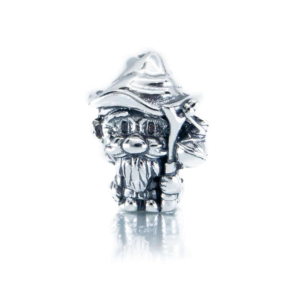 Aurora Charm Wise Sorcerer Wizard Charm silver sterling-silver Bead by The Alternative Bead. Your official Aurora Charm Retailer from Germany