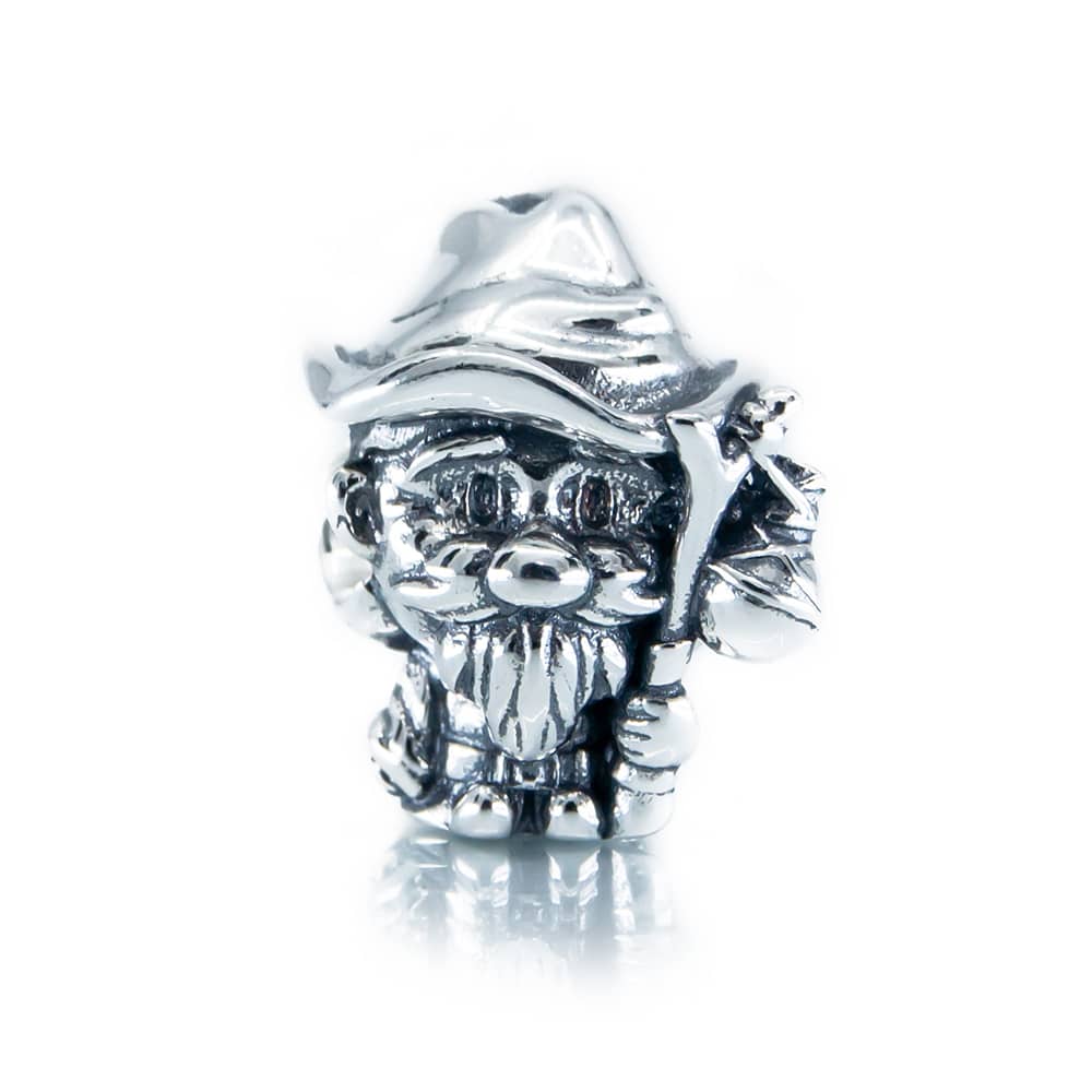 Aurora Charm Wise Sorcerer Wizard Charm silver sterling-silver Bead by The Alternative Bead. Your official Aurora Charm Retailer from Germany