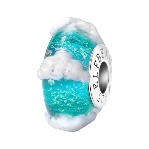 Elfbeads Wonderland Sky blue glass Bead by The Alternative Bead. Your official Elfbeads Retailer from Germany