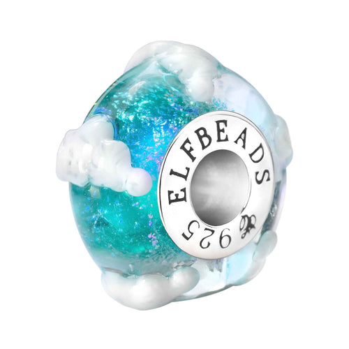 Elfbeads Wonderland Sky blue glass Bead by The Alternative Bead. Your official Elfbeads Retailer from Germany