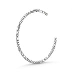 Elfbeads Wood Bangle silver sterling-silver Bangle by The Alternative Bead. Your official Elfbeads Retailer from Germany