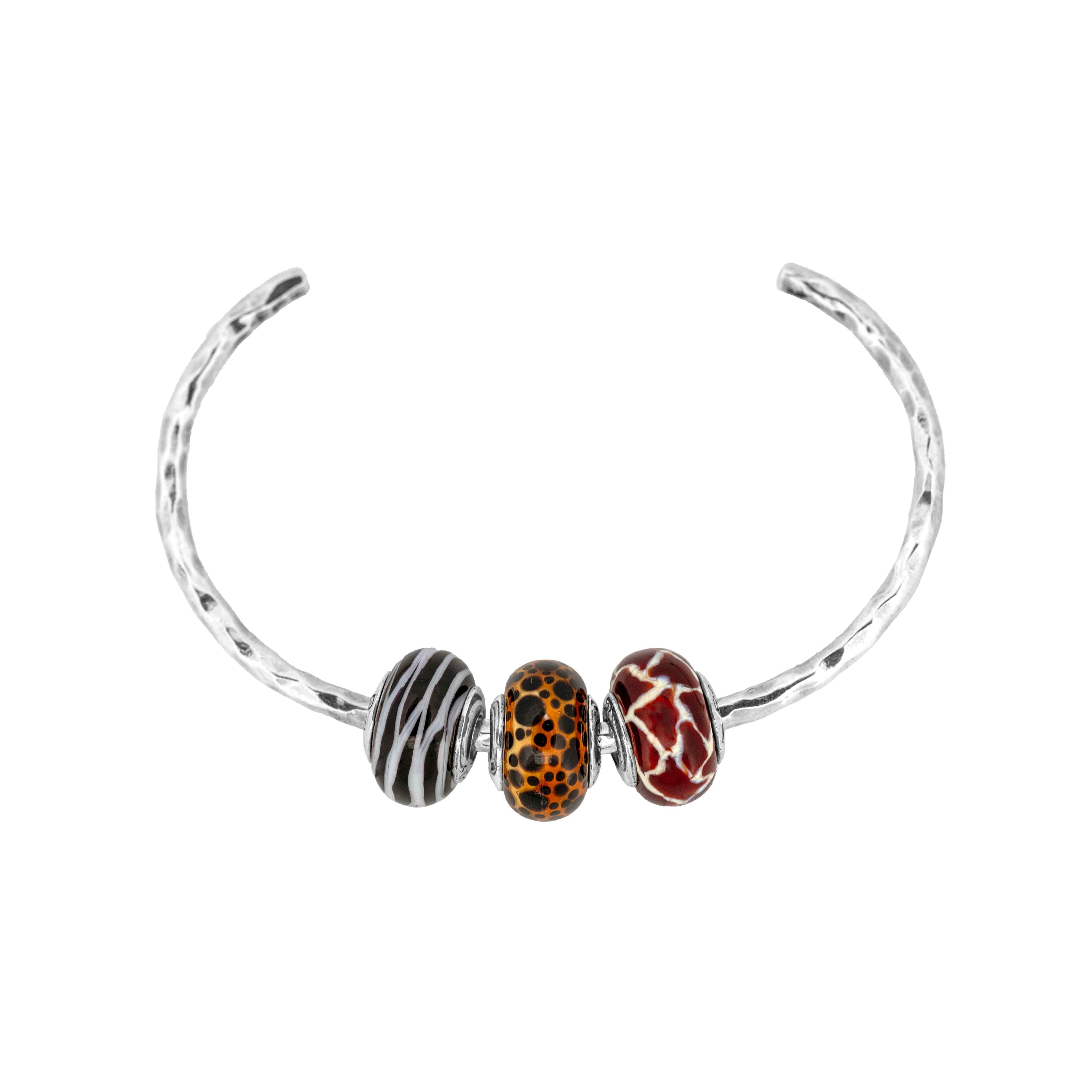 Black Raven Beads Leopard Glass orange and brown and animal glass Bead by The Alternative Bead. Your official Black Raven Beads Retailer from Germany