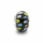 Praan Black Polka dot silver sterling-silver Bead by The Alternative Bead. Your official Praan Retailer from Germany