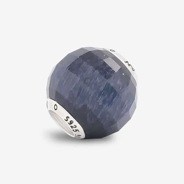 Praan Blue Tigers Eye silver sterling-silver Bead by The Alternative Bead. Your official Praan Retailer from Germany