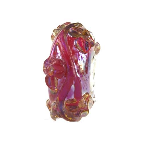  Elfbeads Blush Oil Flowertwig Charm by The Alternative Bead 