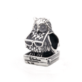 Black Raven Beads Inner Wisdom Owl silver sterling-silver Charm by The Alternative Bead. Your official Black Raven Beads Retailer from Germany