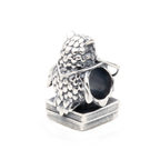 Black Raven Beads Inner Wisdom Owl silver sterling-silver Charm by The Alternative Bead. Your official Black Raven Beads Retailer from Germany