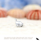 Black Raven Beads Solitude Whale silver sterling-silver Charm by The Alternative Bead. Your official Black Raven Beads Retailer from Germany