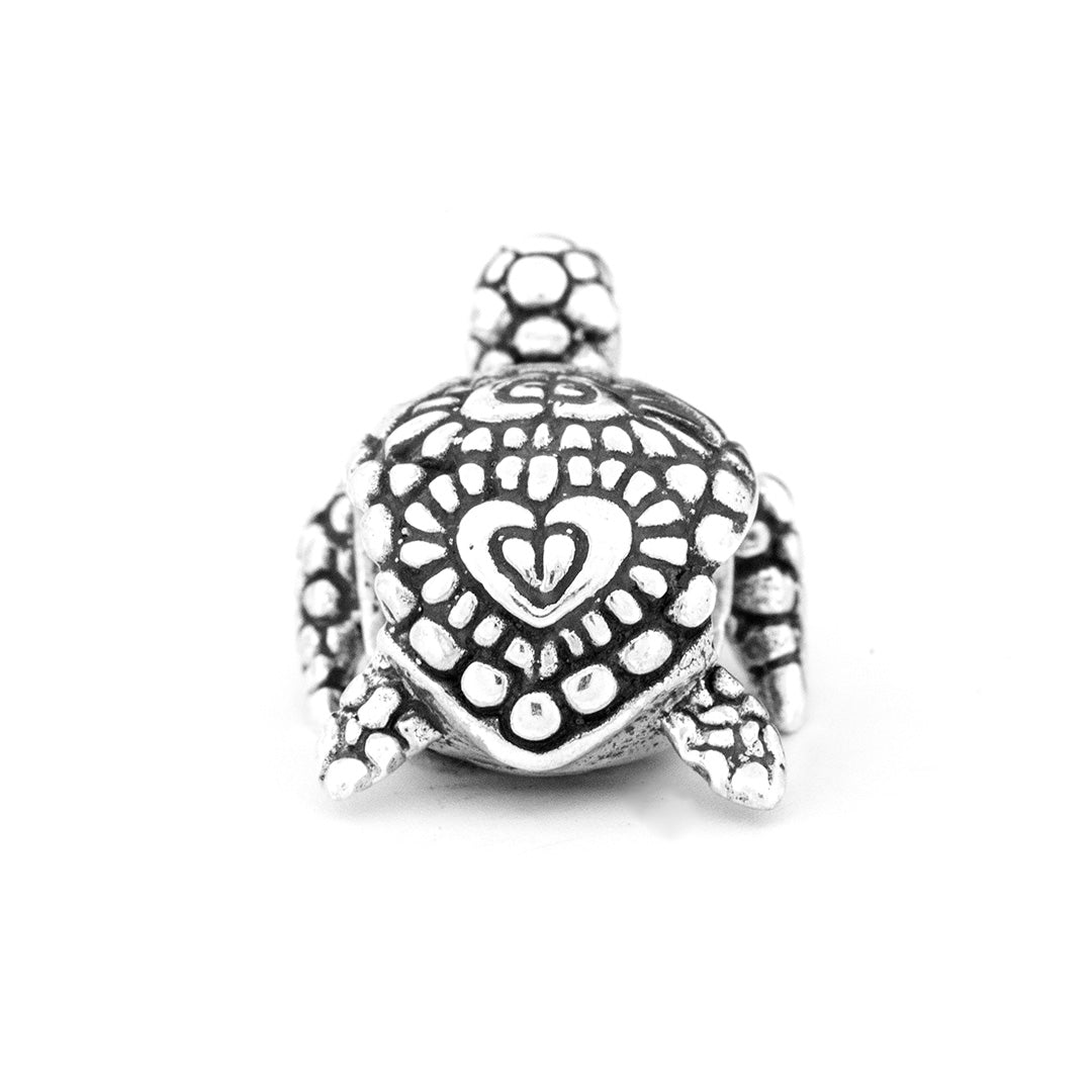 Black Raven Beads Endurance Sea Turtle silver sterling-silver Charm by The Alternative Bead. Your official Black Raven Beads Retailer from Germany