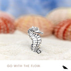 Black Raven Beads Faithful Seahorse silver sterling-silver Charm by The Alternative Bead. Your official Black Raven Beads Retailer from Germany