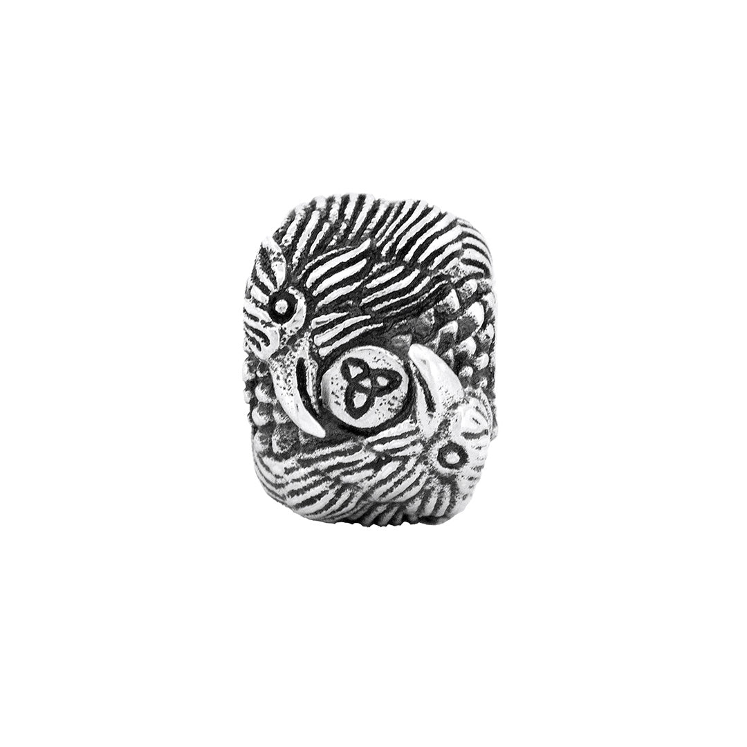 Black Raven Beads Huginn & Muninn silver sterling-silver Charm by The Alternative Bead. Your official Black Raven Beads Retailer from Germany