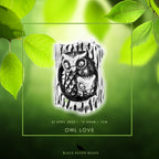 Black Raven Beads Owl Love silver sterling-silver Charm by The Alternative Bead. Your official Black Raven Beads Retailer from Germany