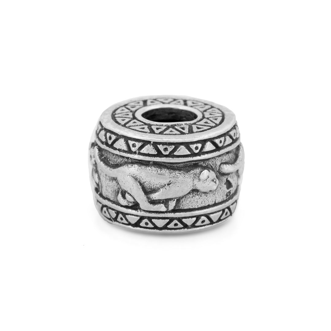 Black Raven Beads Cheetah Running silver sterling-silver Bead by The Alternative Bead. Your official Black Raven Beads Retailer from Germany