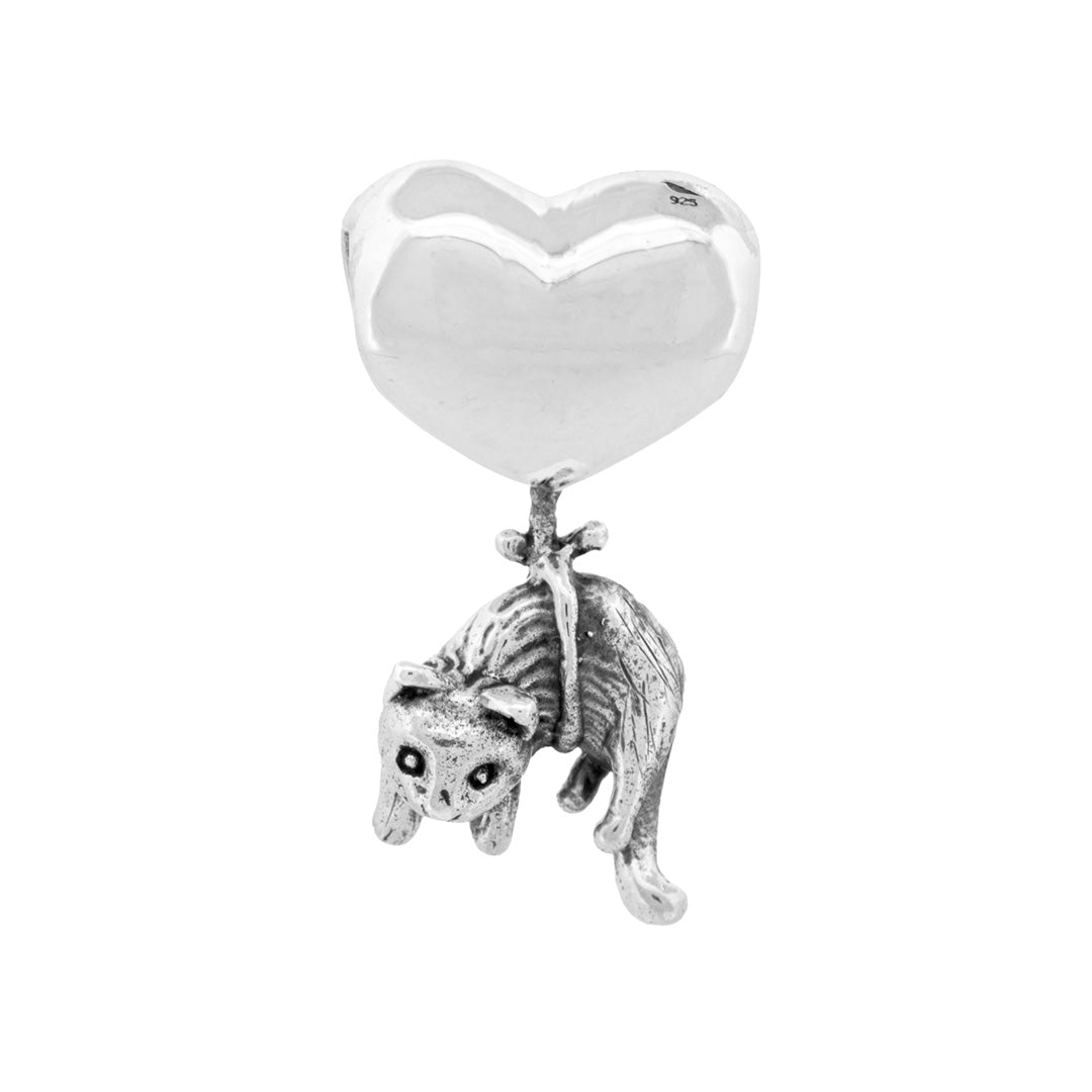 Black Raven Beads Love Takes Flight - Cat Balloon silver sterling-silver Dangle by The Alternative Bead. Your official Black Raven Beads Retailer from Germany