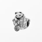 Black Raven Beads Whiskers & Wool - Cat Basket silver sterling-silver Dangle by The Alternative Bead. Your official Black Raven Beads Retailer from Germany