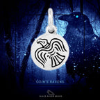 Black Raven Beads Odin's Ravens silver sterling-silver Dangle by The Alternative Bead. Your official Black Raven Beads Retailer from Germany