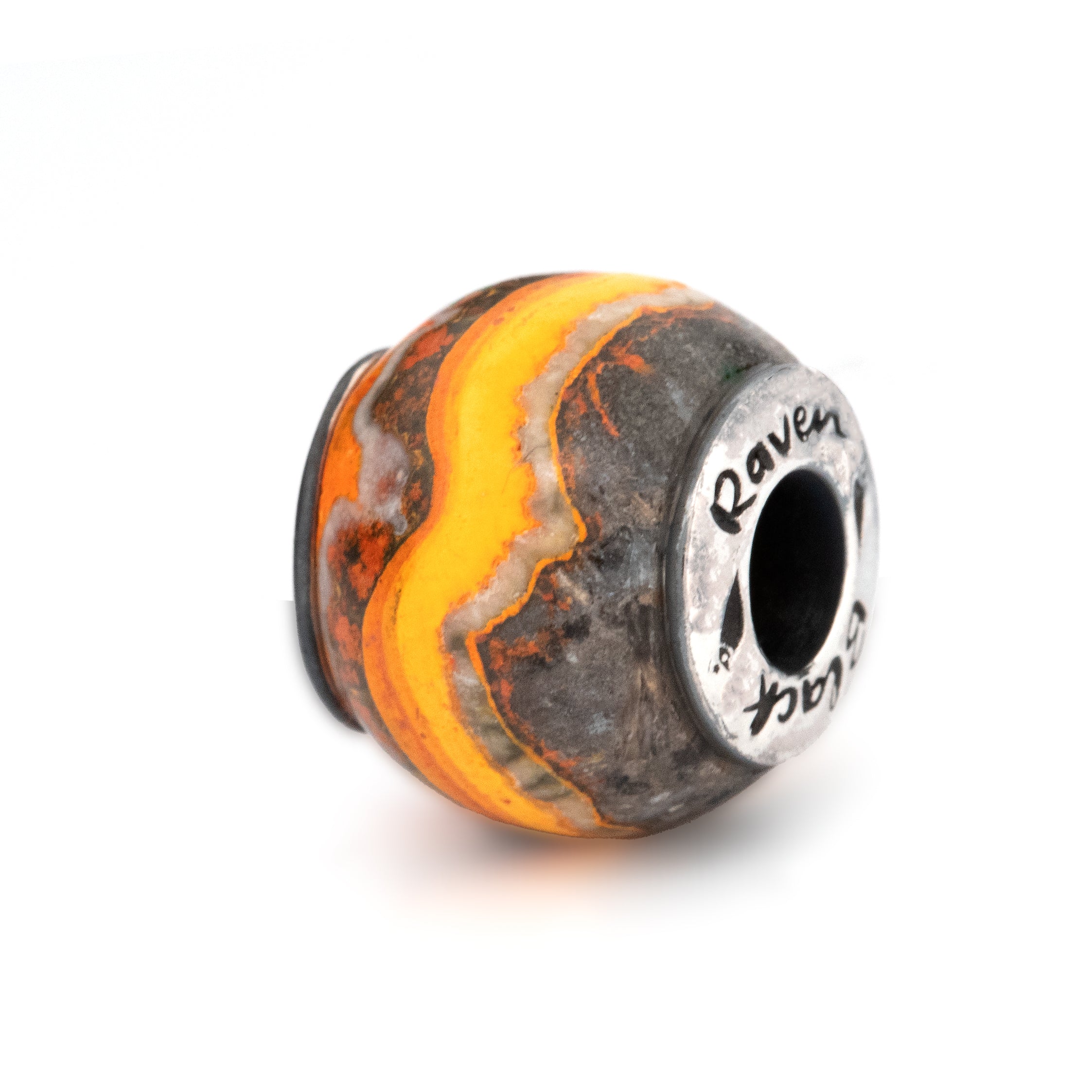 Black Raven Beads Bumbelbee Jasper LE orange and yellow natural-stone  by The Alternative Bead. Your official Black Raven Beads Retailer from Germany