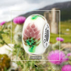 Black Raven Beads Thistle white; floral glass Bead by The Alternative Bead. Your official Black Raven Beads Retailer from Germany