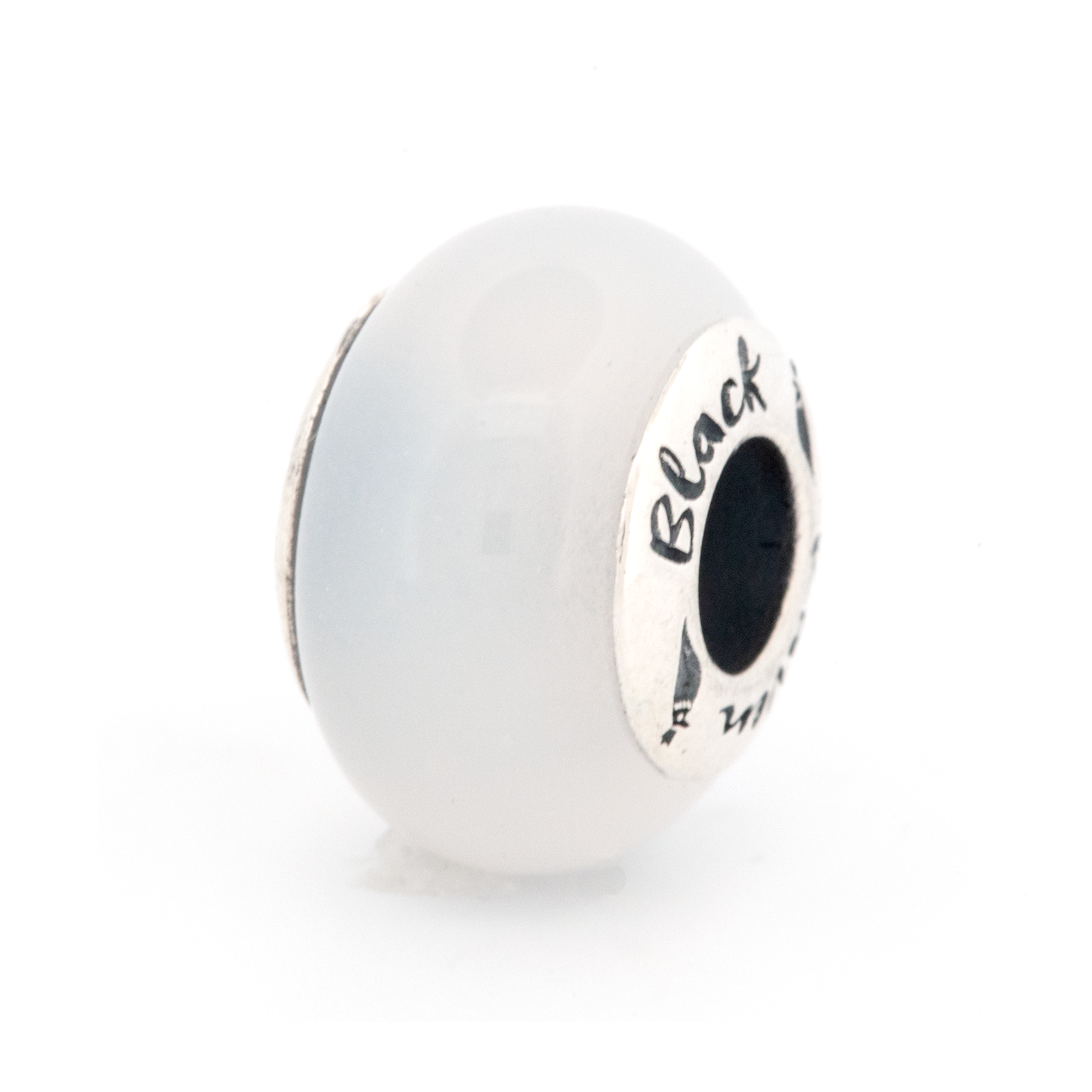 Black Raven Beads Soul (LE) white glass Charm by The Alternative Bead. Your official Black Raven Beads Retailer from Germany