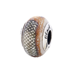 Black Raven Beads Have Faith (Beige) silver and beige glass Charm by The Alternative Bead. Your official Black Raven Beads Retailer from Germany