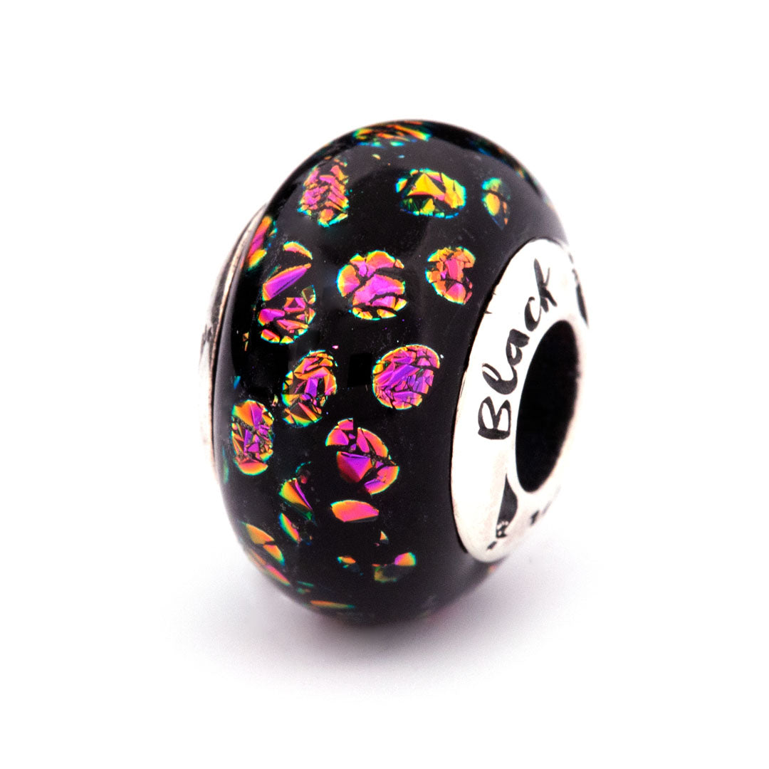 Black Raven Beads Purple Dragon purple and black glass Charm by The Alternative Bead. Your official Black Raven Beads Retailer from Germany