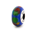 Black Raven Beads Casa Azul blue and green and red glass Charm by The Alternative Bead. Your official Black Raven Beads Retailer from Germany